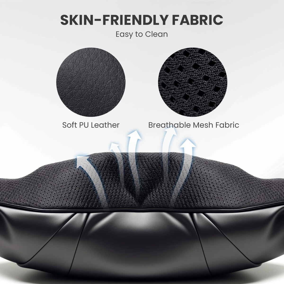 Cordless Neck Back Massager with Heat, 4D Shiatsu Shoulder Massager for Pain Relief, Rechargeable